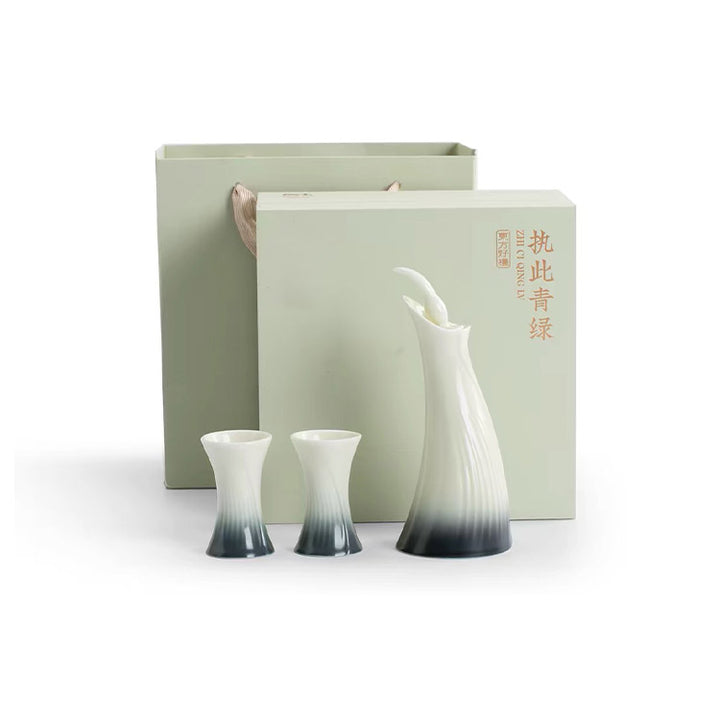 The Dance of Obsession - Handmade ceramic sake set