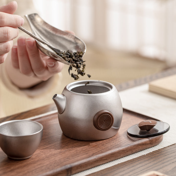 Peace and Calm  - Titanium travel tea set for camping