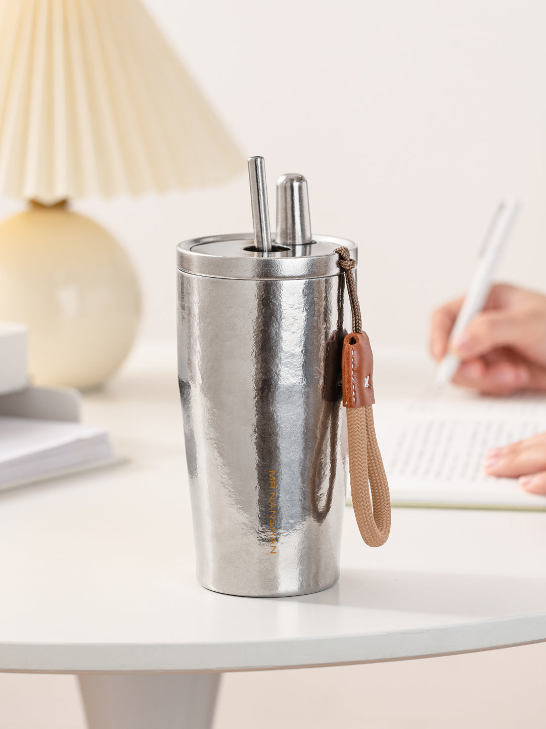 Wildview - 15 oz Titanium water bottle with straw
