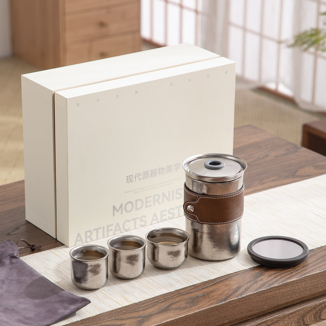 Tranquil  - Unique Titanium tea set for hiking