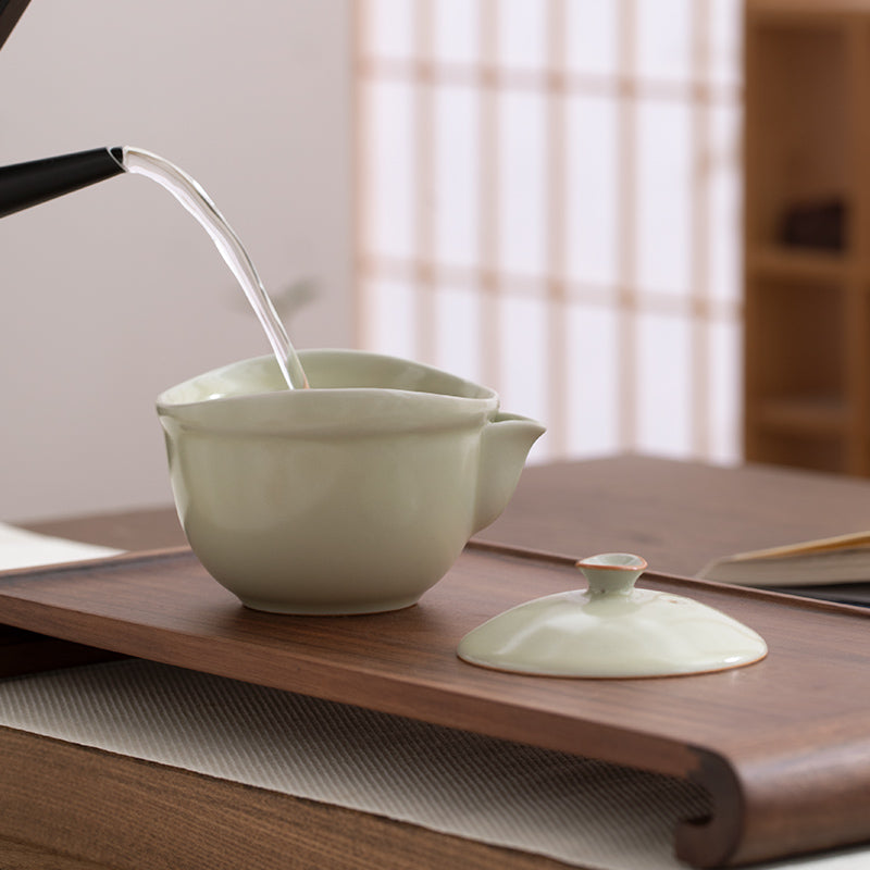 Floating Mist - Handmade Ruyao tea pot - Teaware Space