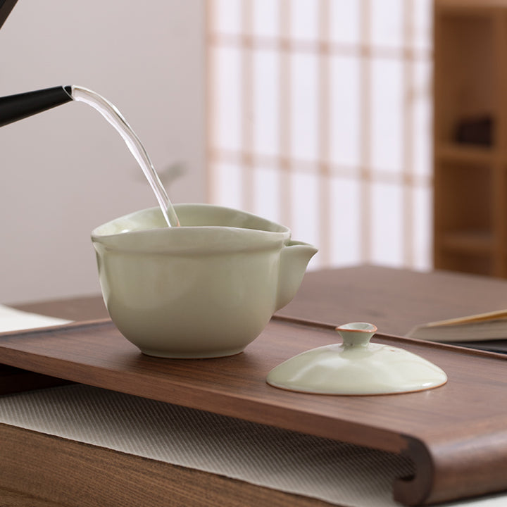 Floating Mist - Handmade Ruyao tea pot - Teaware Space