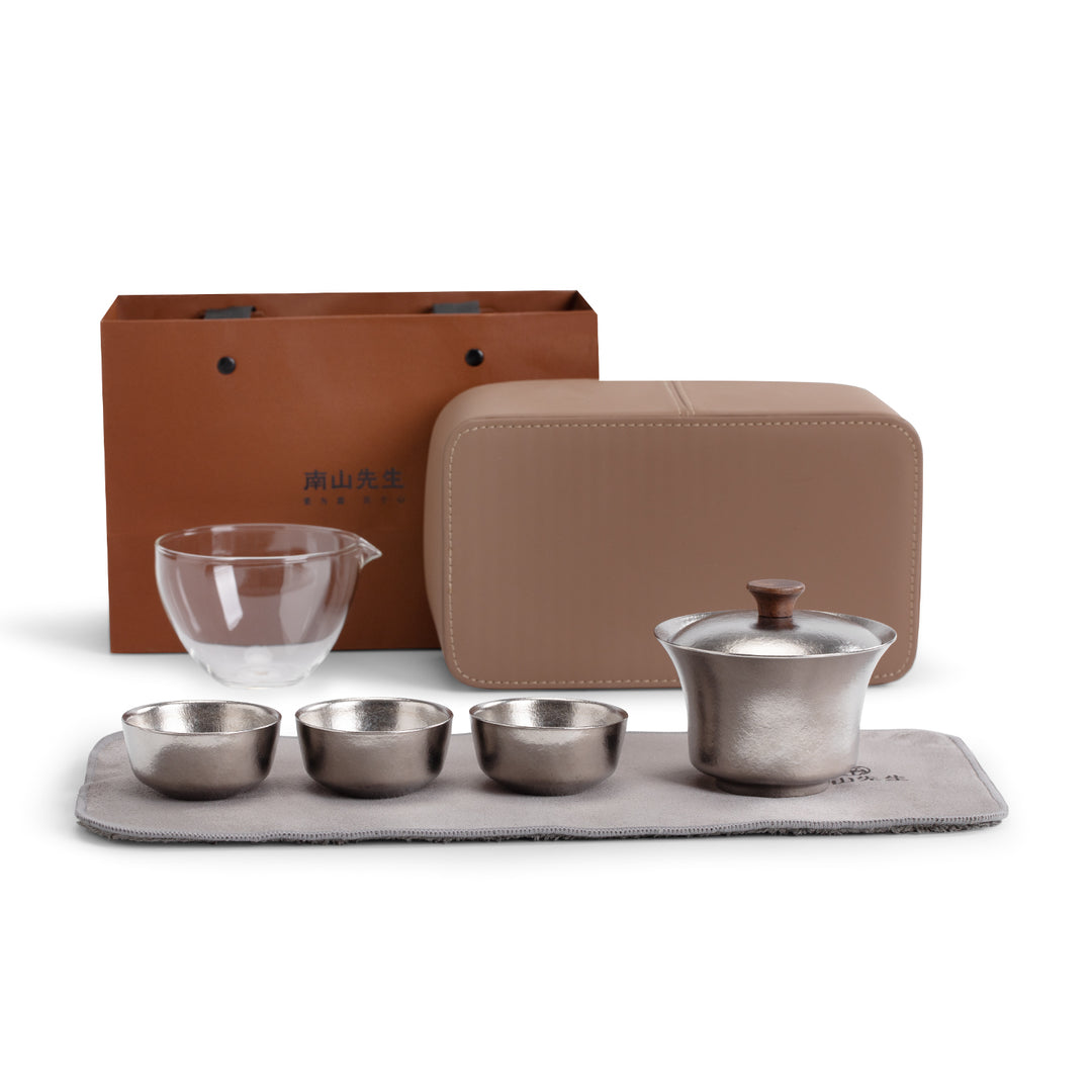 Free Soul  - Portable Titanium Gaiwan tea set for camping - Teaware Space