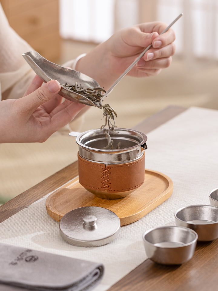 The Explorer  - Titanium tea set with case for hiking