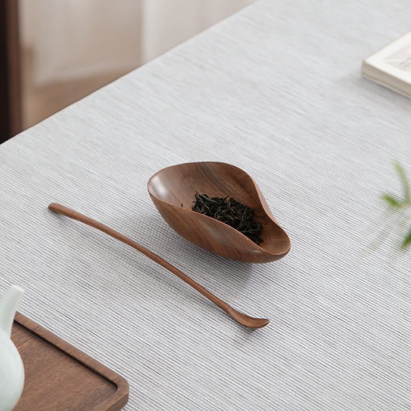 Flow - Handmade African twig wood Tea Rule and spoon set - Teaware Space
