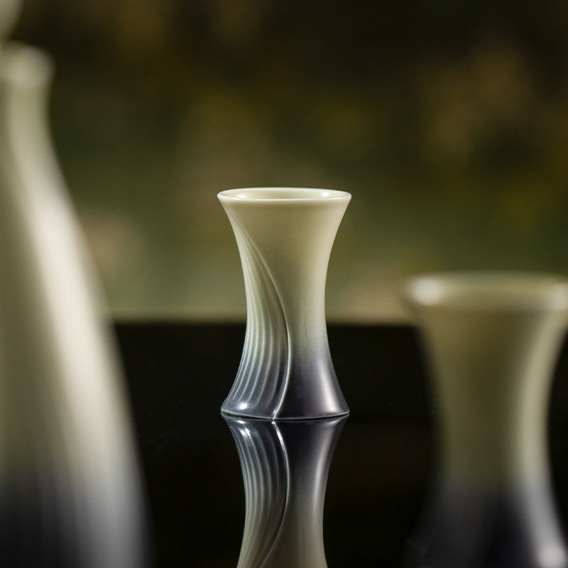 The Dance of Obsession - Handmade ceramic sake set