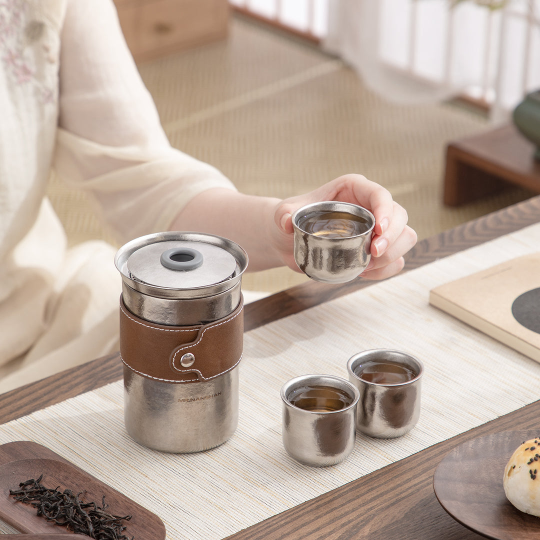 Tranquil  - Unique Titanium tea set for hiking