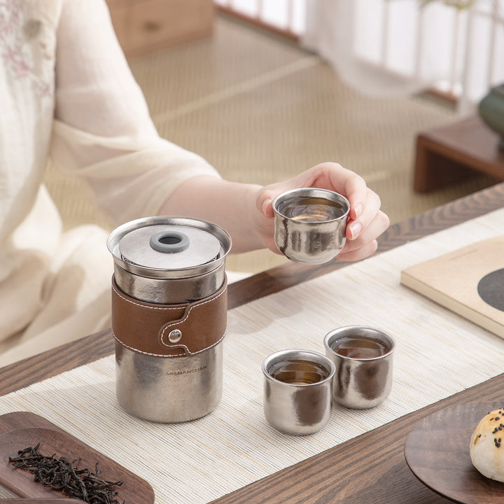 Tranquil  - Unique Titanium tea set for hiking