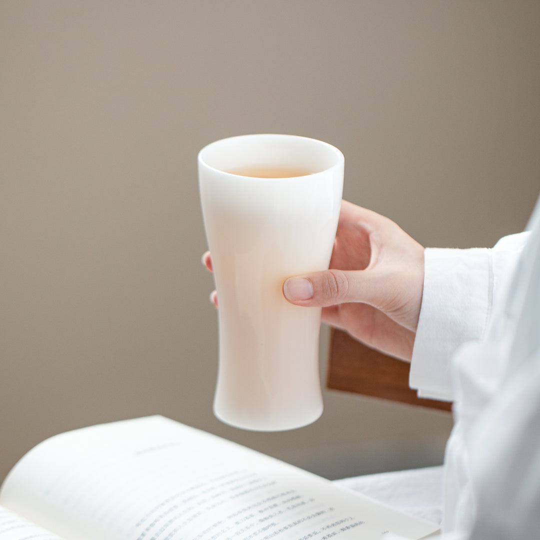 Alkiad - White ceramic party cups