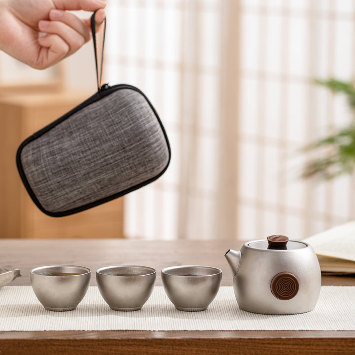 Peace and Calm  - Titanium travel tea set for camping