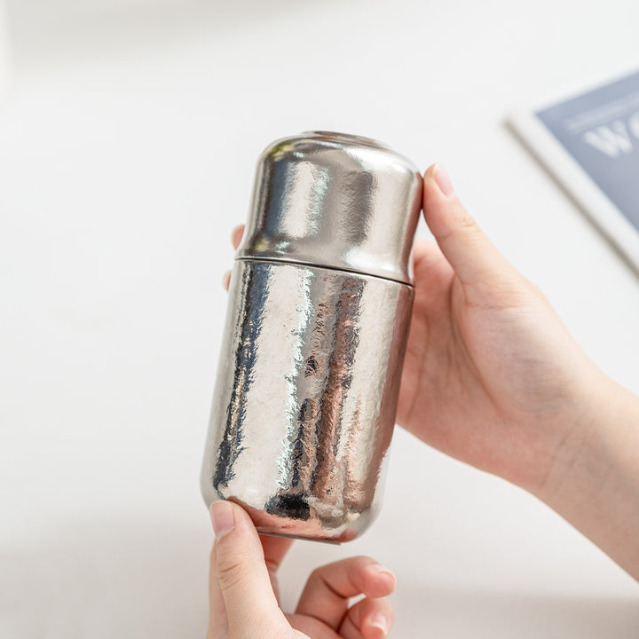Celestia - Black/Silver Titanium Tea Infuser Bottle