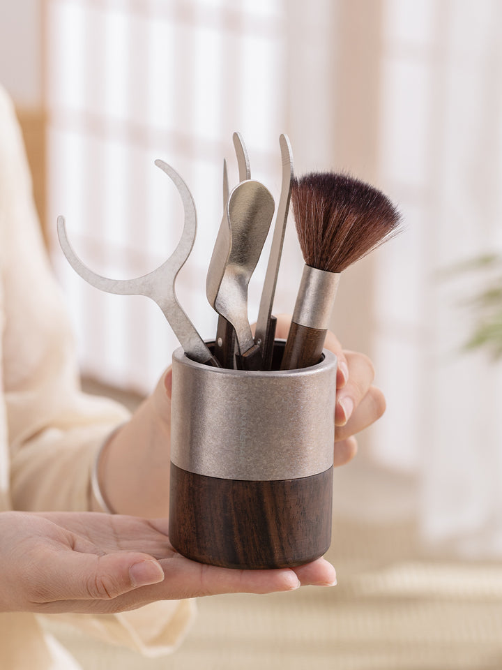 Simplicity | Titanium gongfu tea tool set for tea ceremony