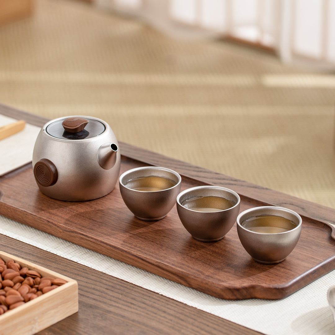 Peace and Calm  - Titanium travel tea set for camping