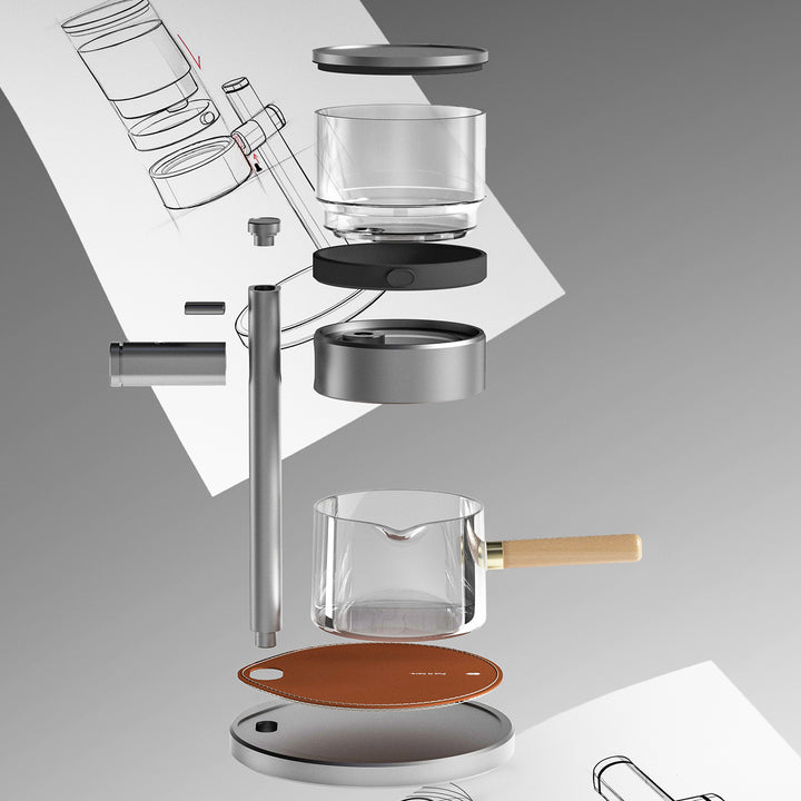 Infinity - Modern Semi-automatic tea and drip coffee set