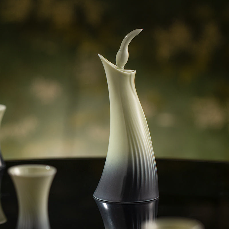 The Dance of Obsession - Handmade ceramic sake set