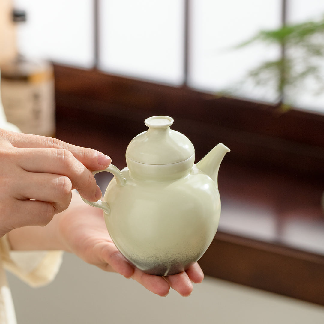 A Sip of Simple Pleasures - Personalized green sake set