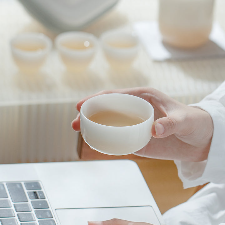 Alkiad  - Minimal travel tea set for couple