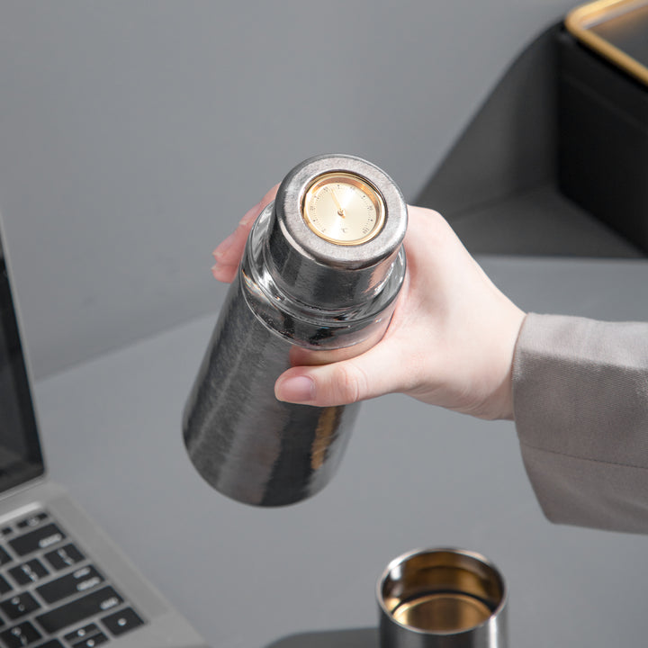 Asterism- 14 oz Titanium double decker insulated thermos