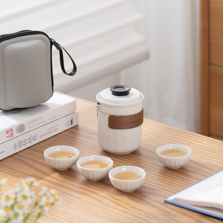 travel tea set and use  at work and at home