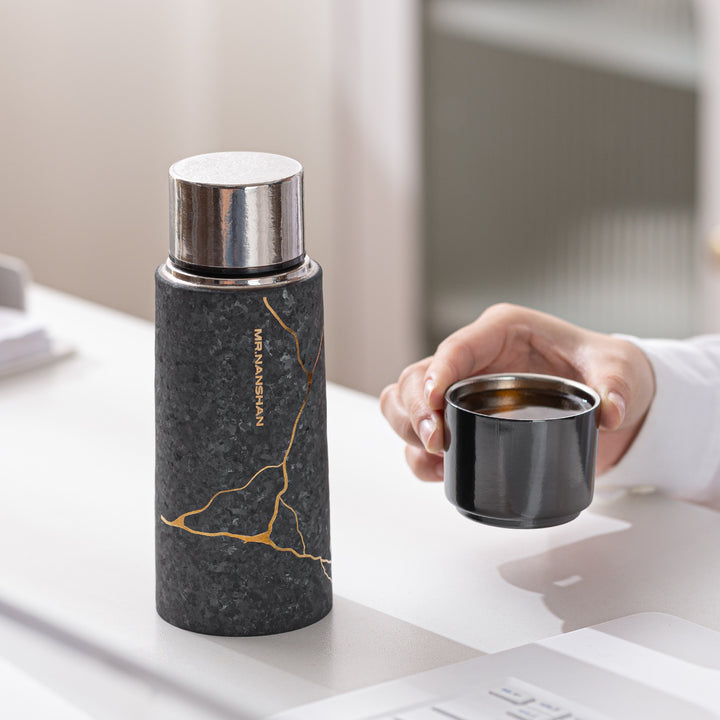 Ink Rock - Black Titanium Thermos 14oz