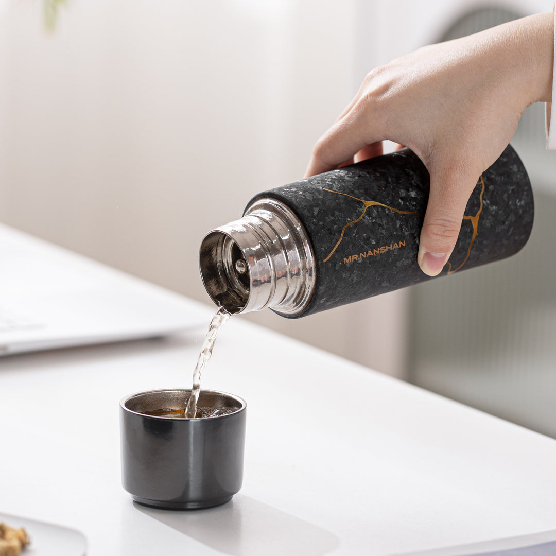 Ink Rock - Black Titanium Thermos 14oz