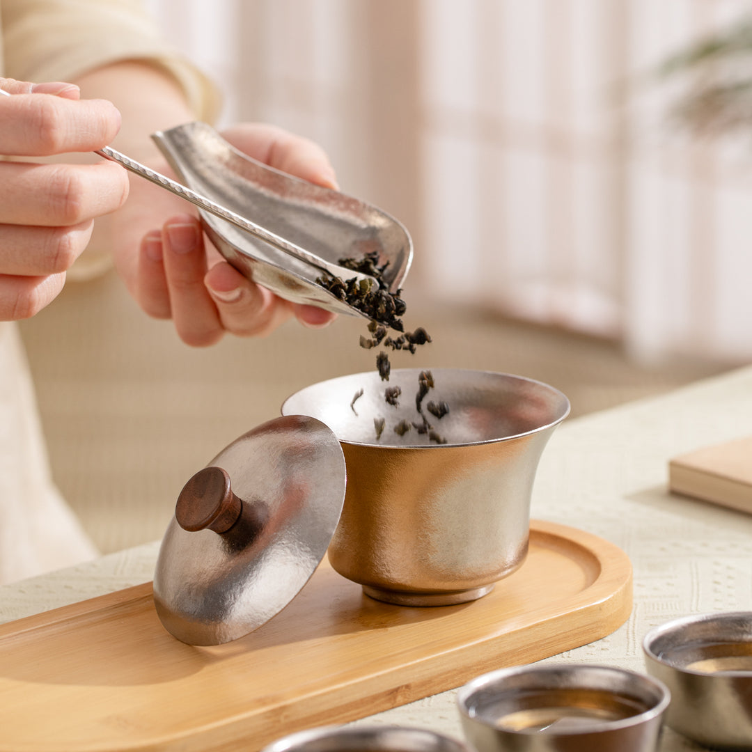 Free Soul  - Portable Titanium Gaiwan tea set for camping - Teaware Space