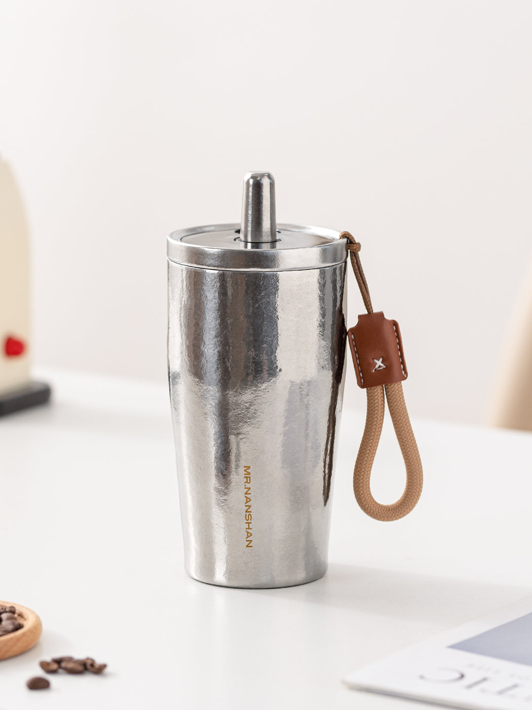 Wildview - 15 oz Titanium water bottle with straw
