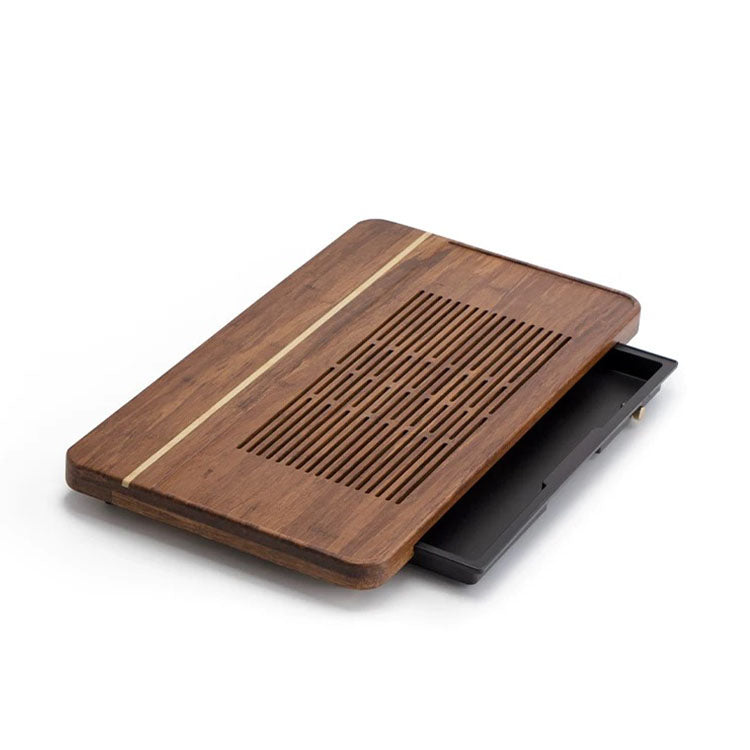 Inner Horizon - Natural heavy Bamboo tea serving tray - Teaware Space
