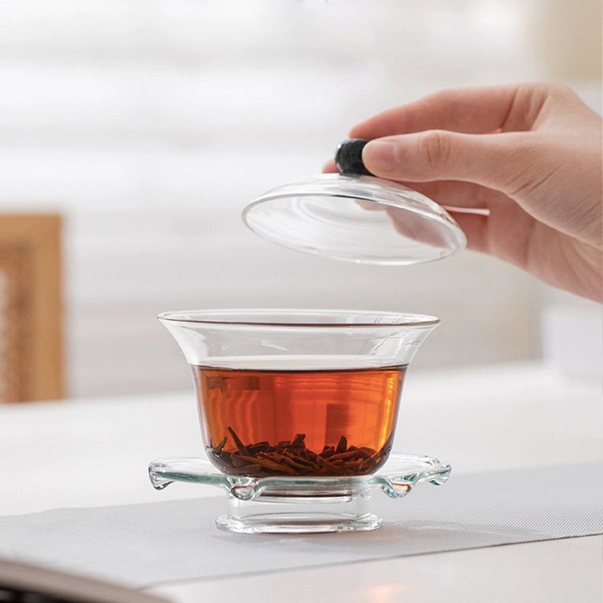 Boho Glass Sancai Gaiwan set - Teaware Space