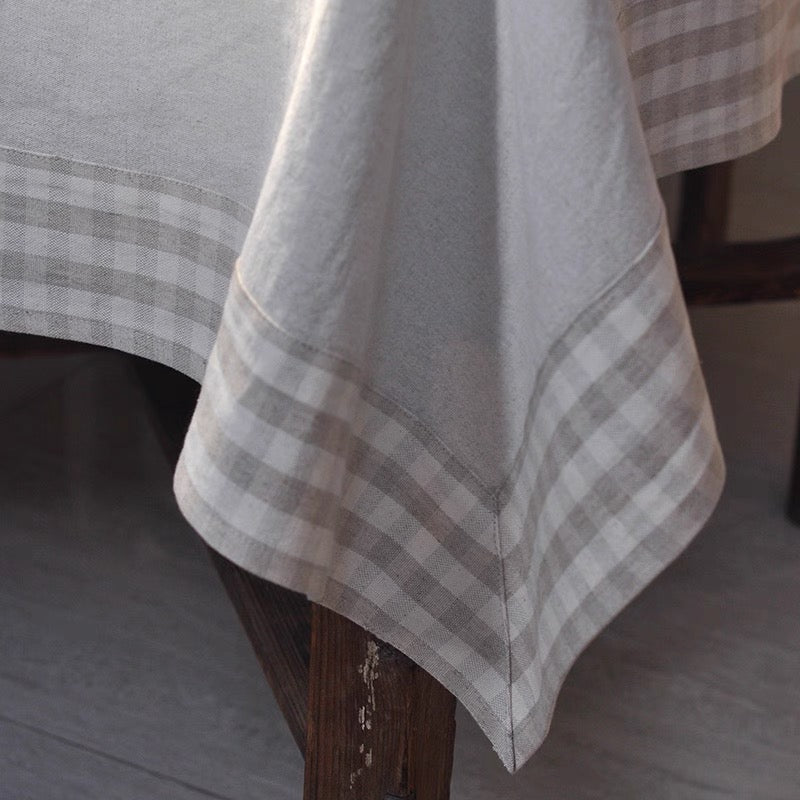 Boundary - French style Rustic natural cotton Tablecloth