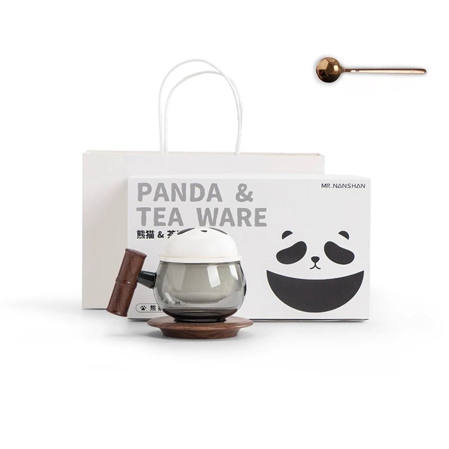 Tasse à café en verre Panda mignon