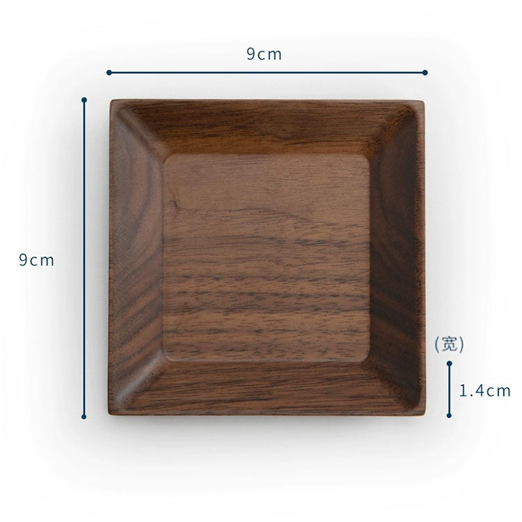 Custom Walnut wood coaster set of 6 | table decor | Hostess gift