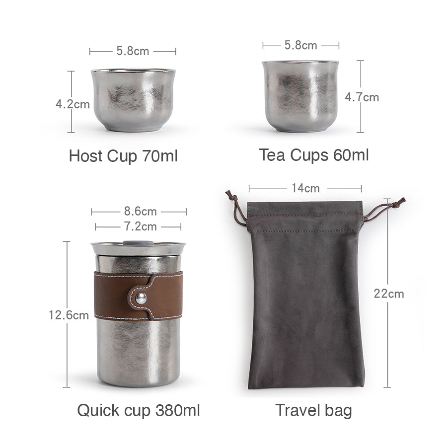 Tranquil  - Unique Titanium tea set for hiking