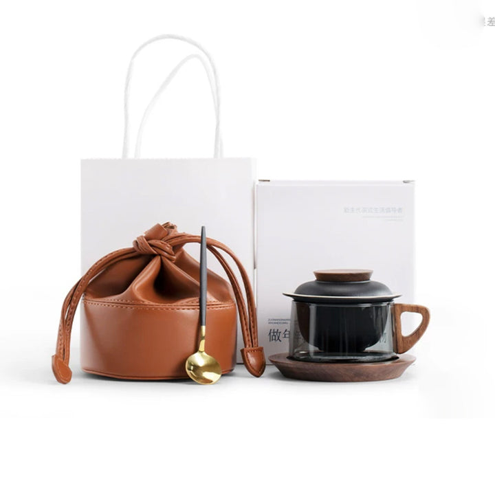 Tasse à café/thé personnalisée de 6,8 oz avec soucoupe