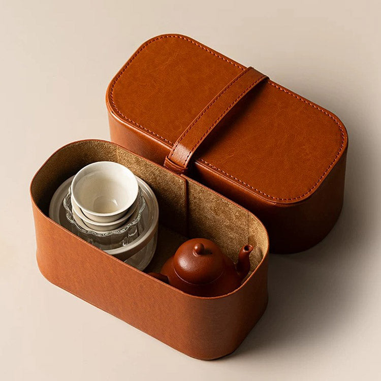 Tranquility | Portable Zisha teapot with candle stove set - Teaware Space