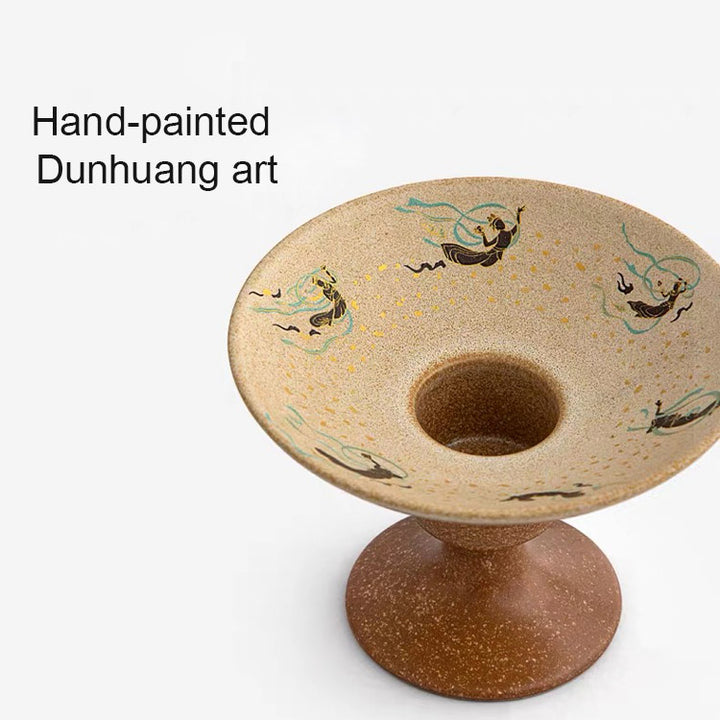 Flying Apsaras - Handmade incense/candle burner