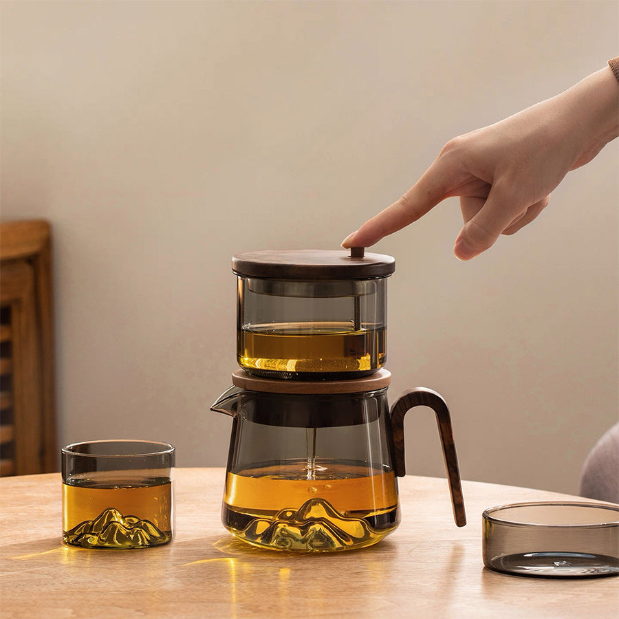 See the mountain - Magic teapot set - Teaware Space