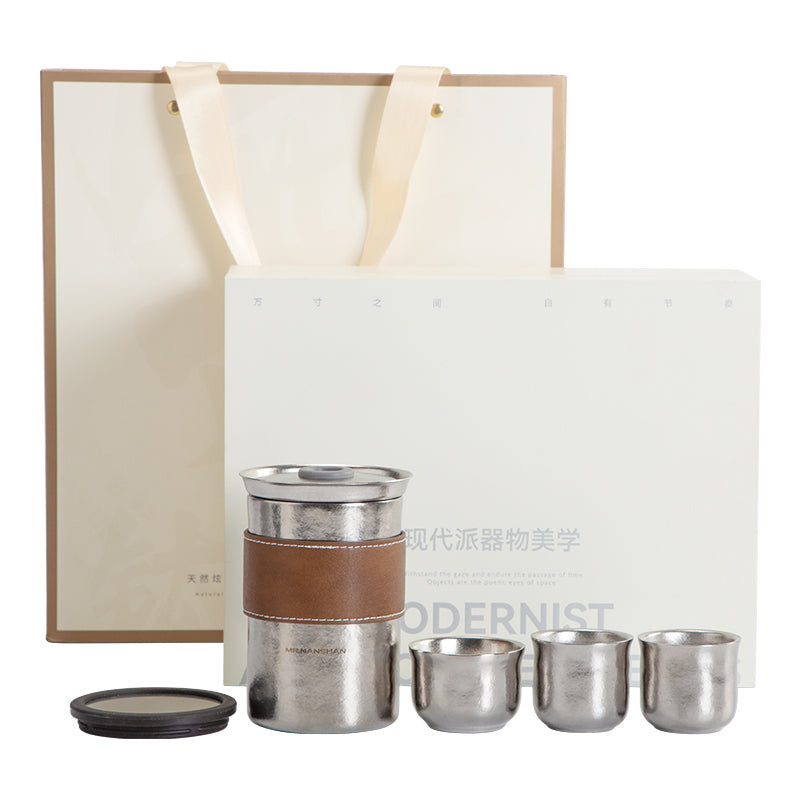 Tranquil  - Unique Titanium tea set for hiking - Teaware Space