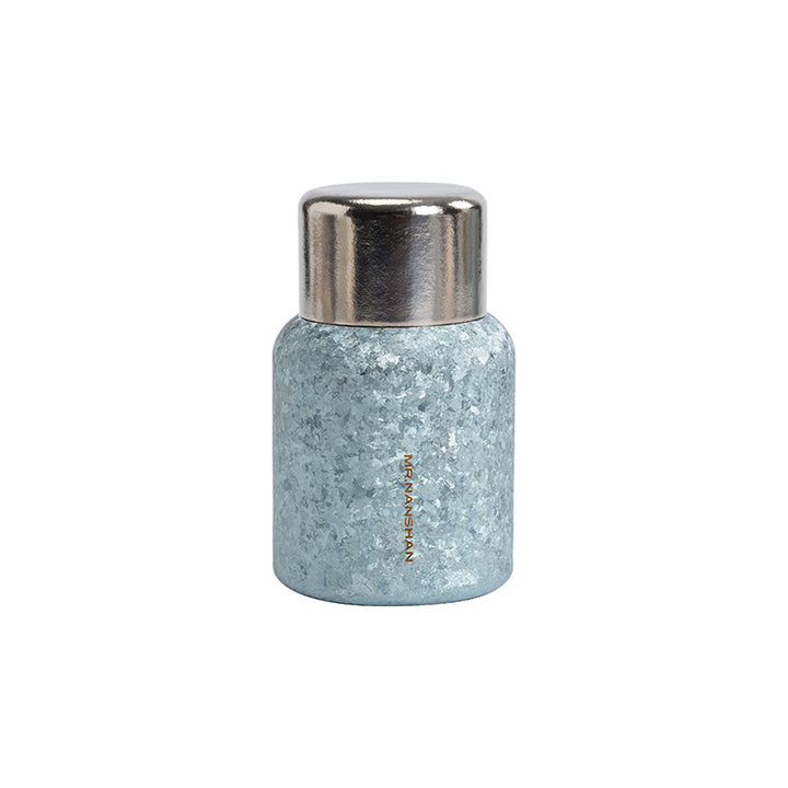 Catch the Time - Mini Blue/Silver Titanium Tea Thermos