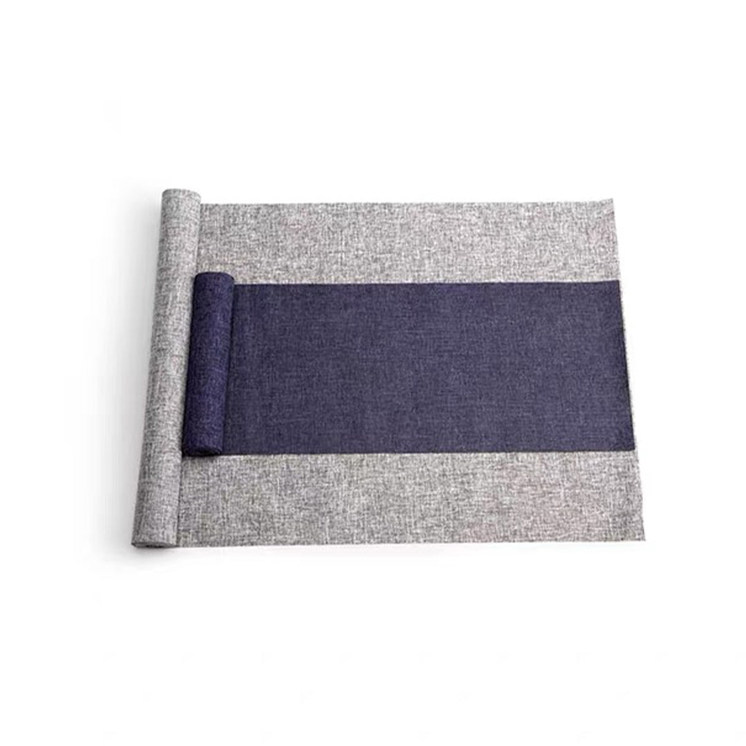 Unwind - Long linen tea table runner - Teaware Space