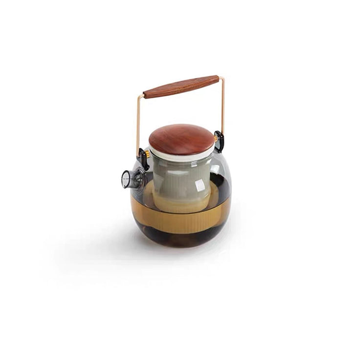 Half seen - Modern Glass tea kettle with Electric stove