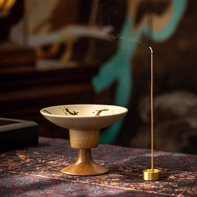 Flying Apsaras - Handmade incense/candle burner