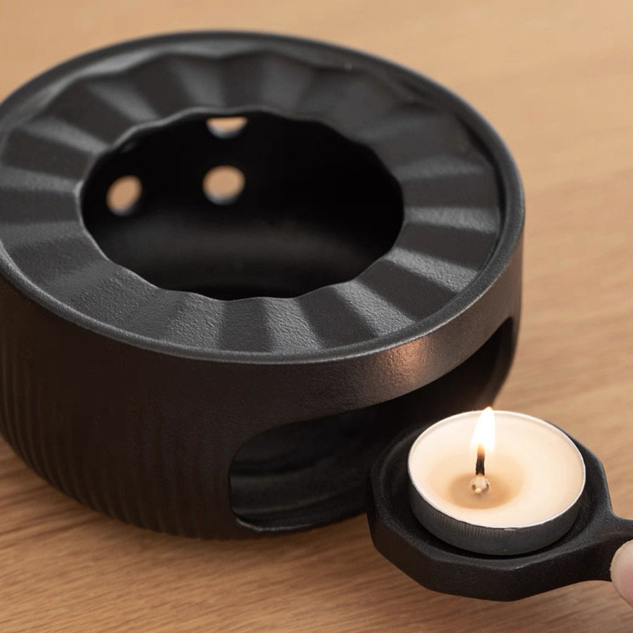 Kyoka - Vintage black sake warmer set