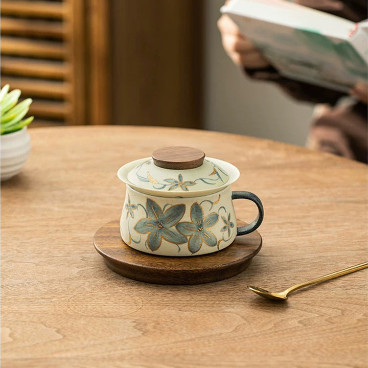 Love of Butterfly - Hand-painted tea and latte mug