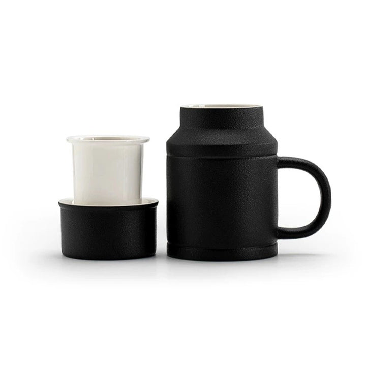 Mr and Mrs mug set | Tea mug with infuser | tea cup with lid