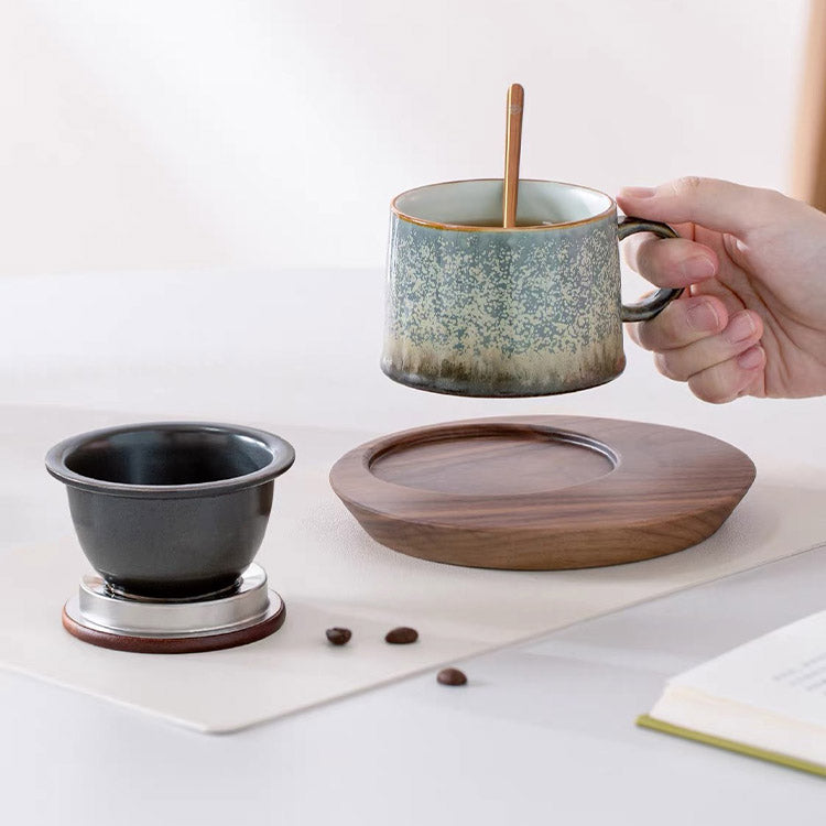 Space Shadow - 5.7oz green tea and latte mug