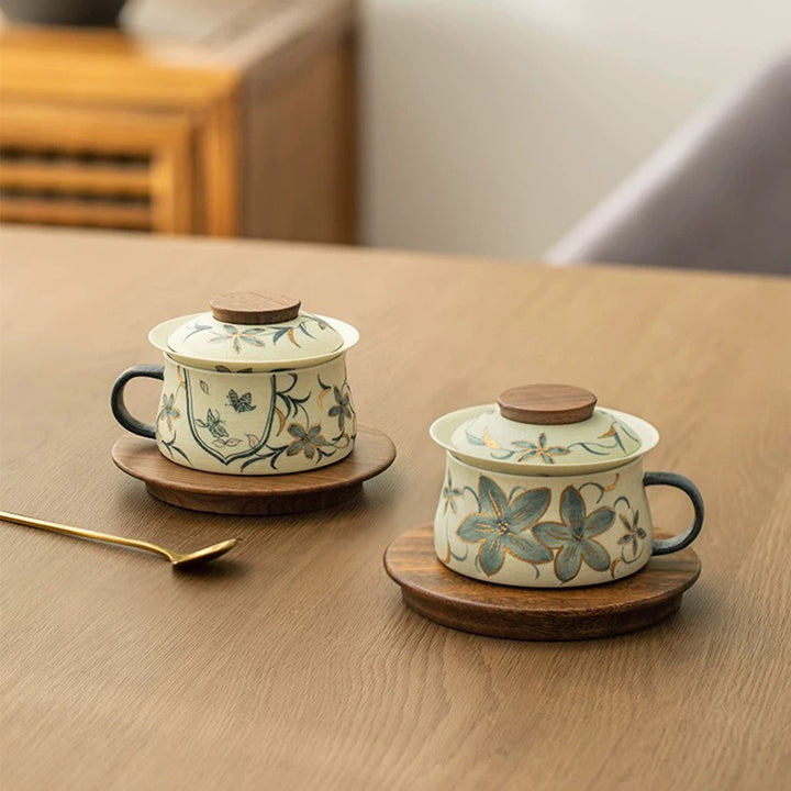 Love of Butterfly - Hand-painted tea and latte mug