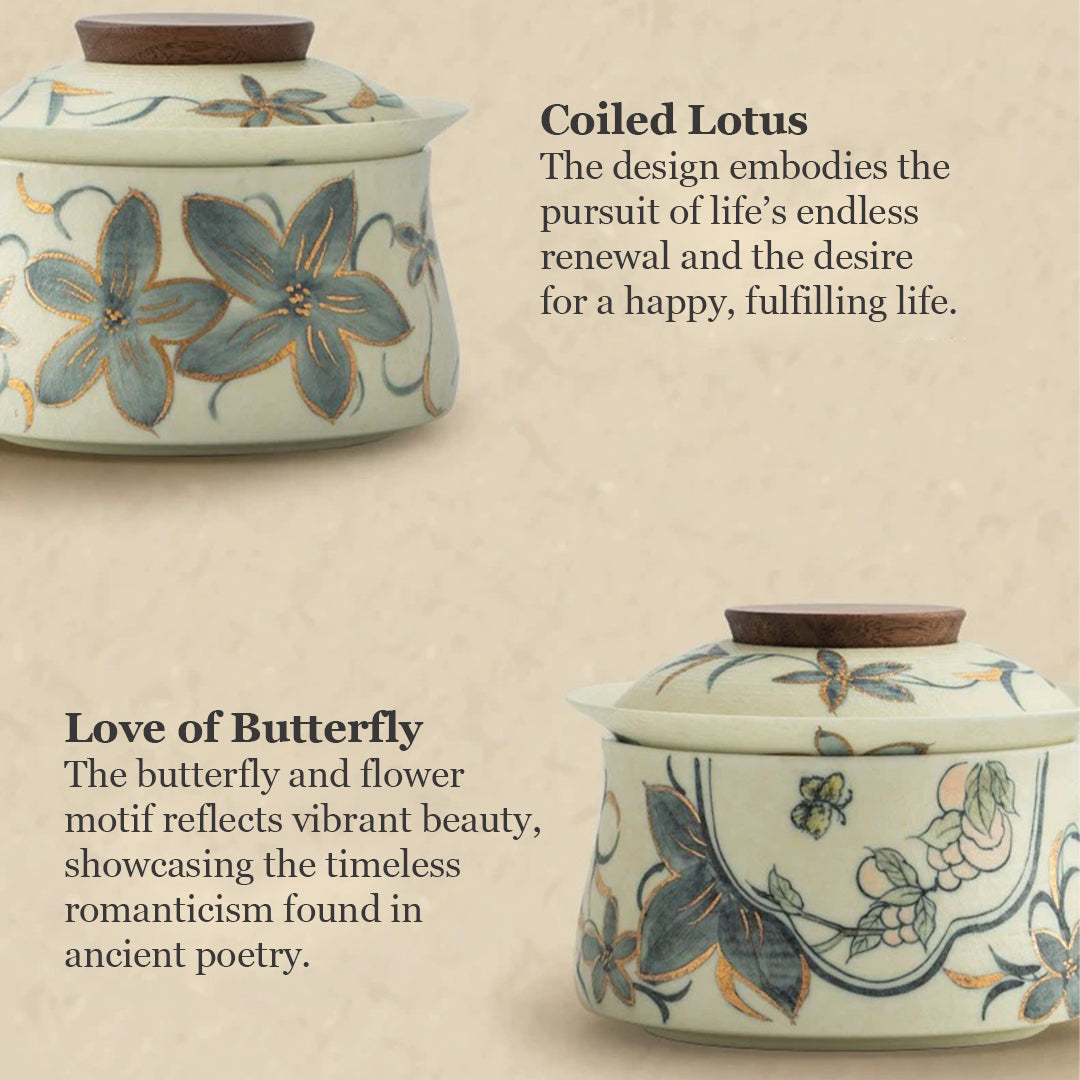 Love of Butterfly - Hand-painted tea and latte mug