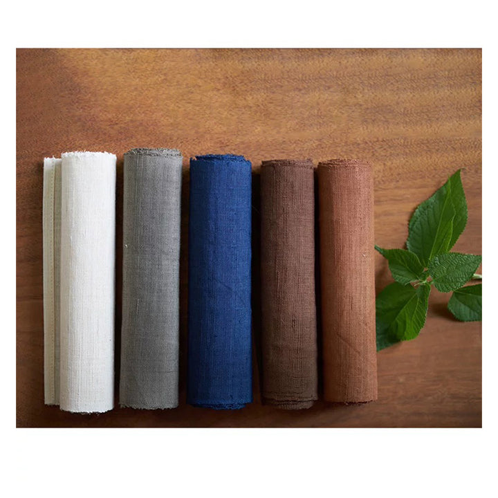 Cozy Cloud - Handmade Natural ramie long table runner