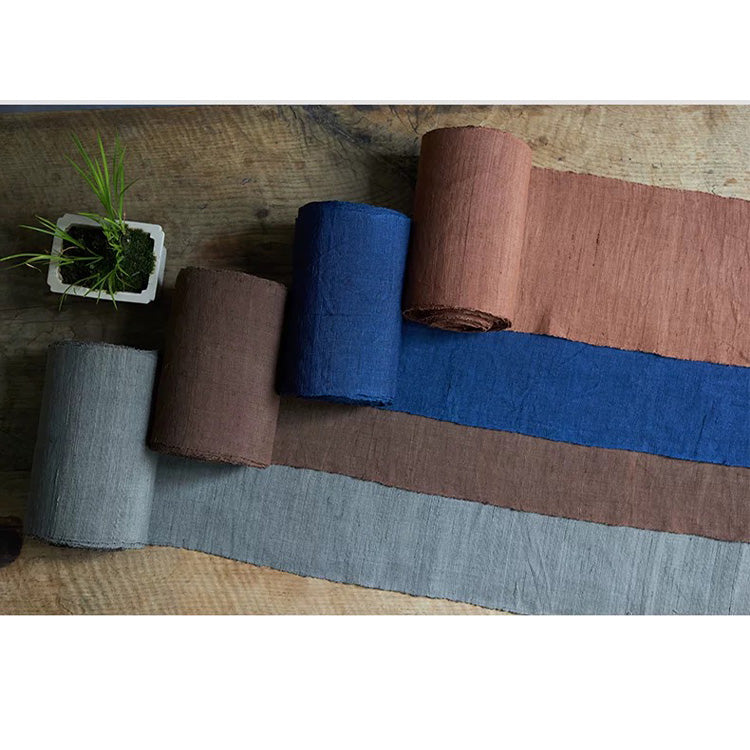 Cozy Cloud - Handmade Natural ramie long table runner